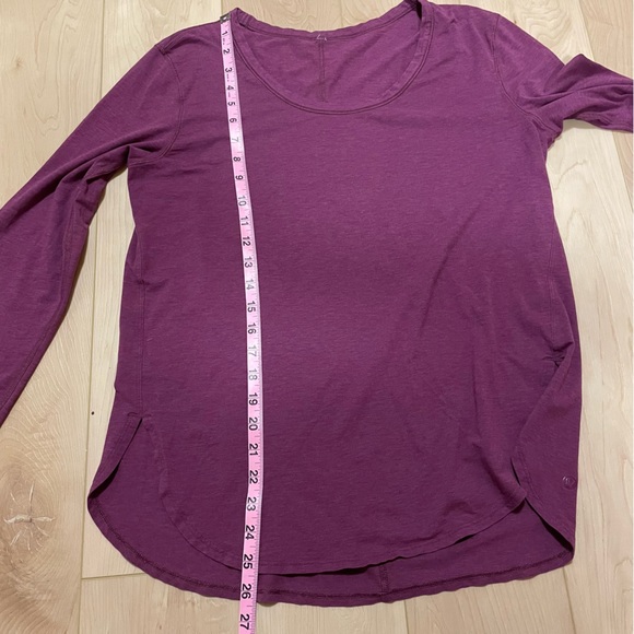 Lululemon Love Scoop Long SleeveHeathered Chilled Grape - Picture 9 of 9